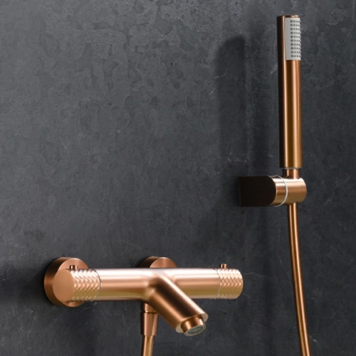 Mitigeur Bain-Douche Zena Or Rose Brossé