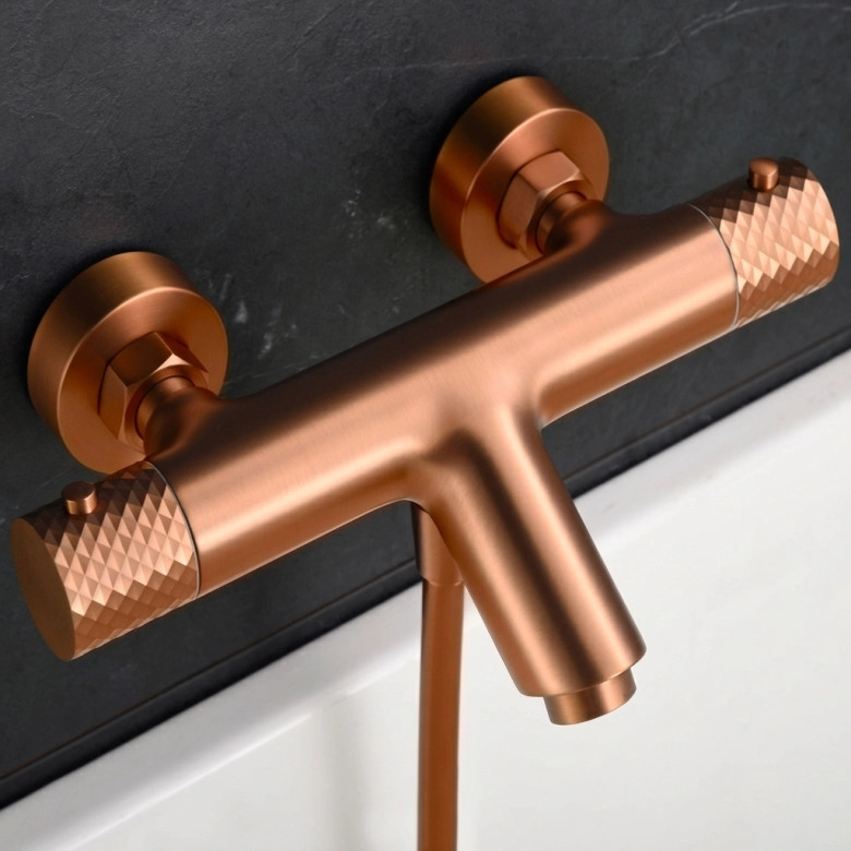 Mitigeur Bain-Douche Zena Or Rose Brossé