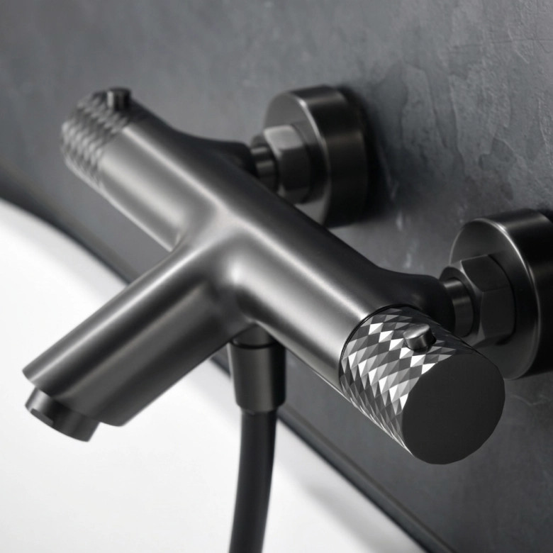 Mitigeur Bain-Douche Zena Gris Anthracite