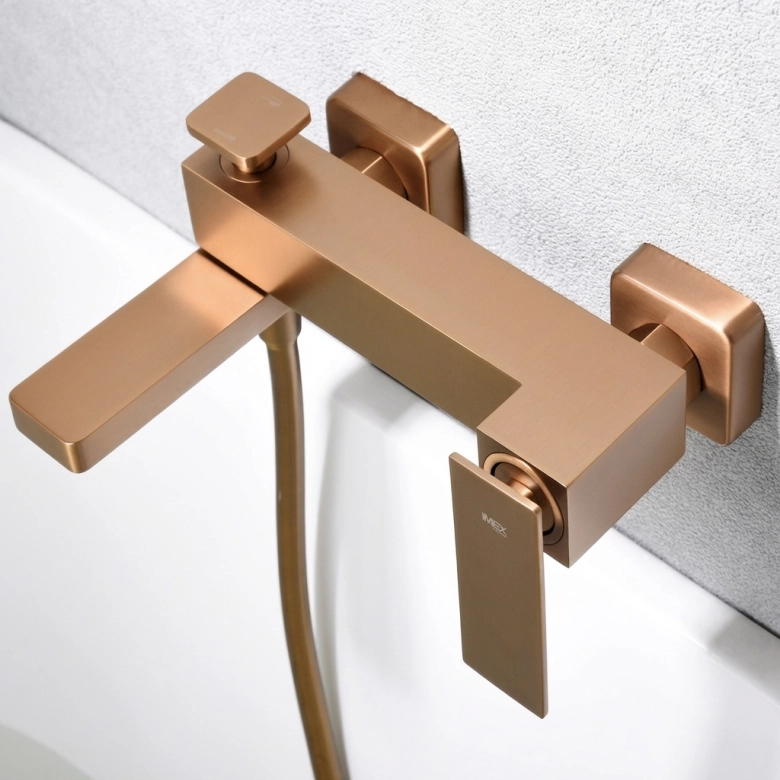 Mitigeur Bain-Douche Riglione Or Rose Brossé