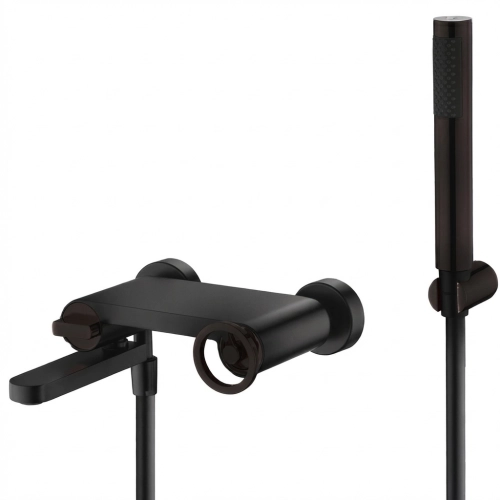 Mitigeur Bain Douche Circle Noir Mat