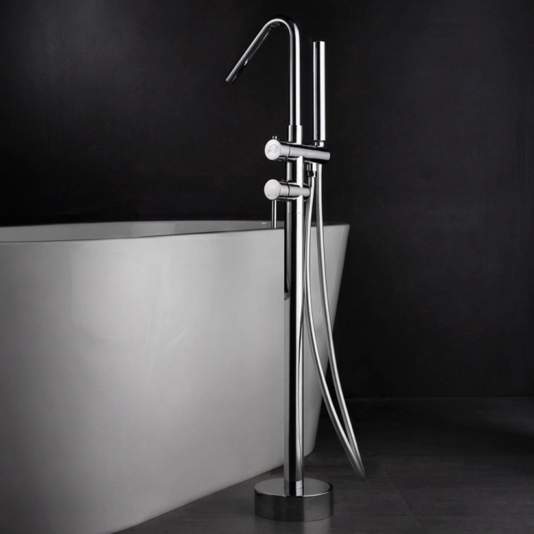 Mitigeur Bain-Douche sur pied Milan Chrome