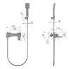 Mitigeur Bain-Douche Riglione Chrome