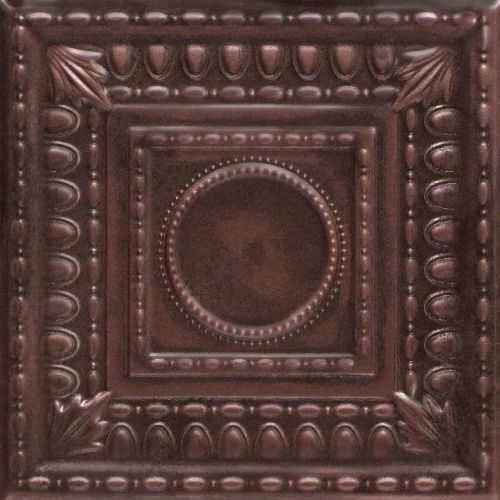 Carrelage sol et murShield cuivre relief 20x20 cm