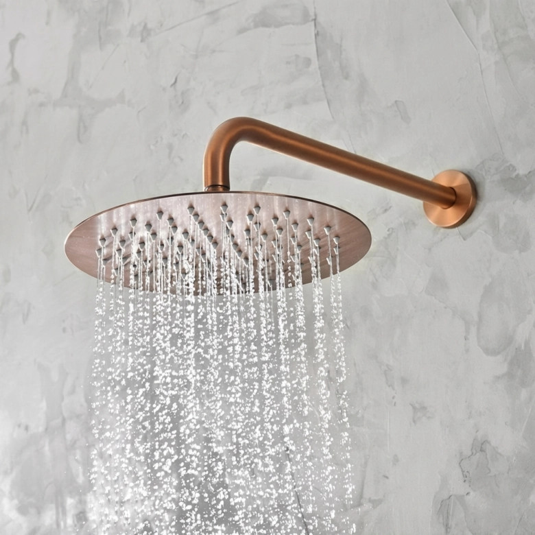 Colonne de Douche encastrée Milan Or Rose