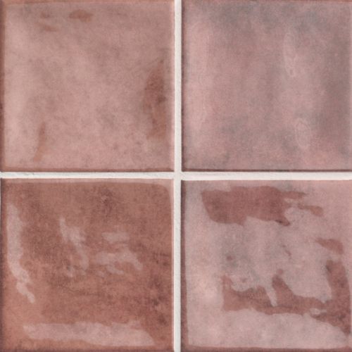 Carrelage mur effet zellige chaouen carmine 10x10 cm