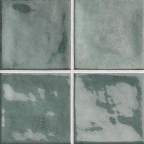 Carrelage mur effet zellige chaouen ocean 10x10 cm