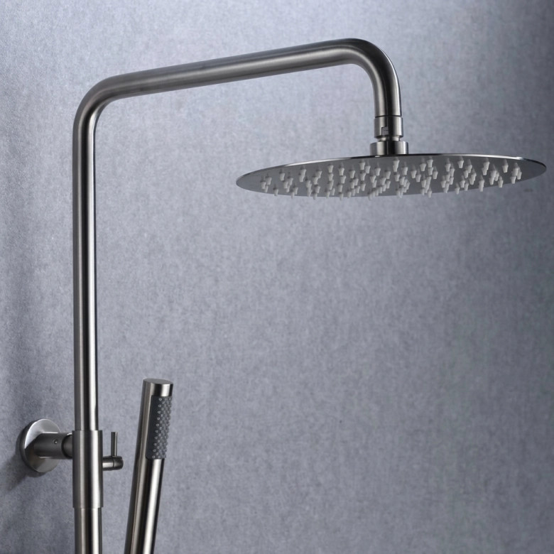 Colonne de Douche thermostatique Menton Acier