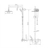 Colonne de Douche thermostatique Menton Acier