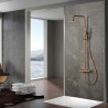 Mitigeur Douche Thermostatique Milan Or Rose
