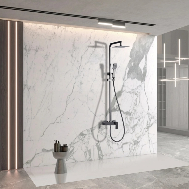 Colonne de Douche Riglione Gris Anthracite