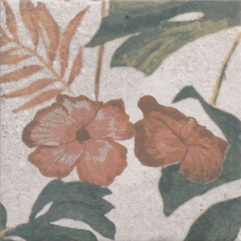 Carrelage sol et mur Bali décor nabo 20x20 cm