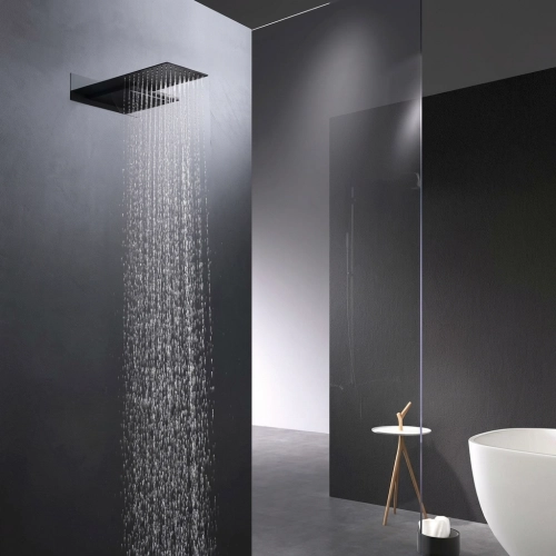 Colonne de Douche encastrée Slide design noir