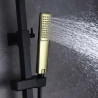 Colonne de Douche Balcaz noir mat/or