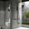 Colonne de Douche Balcaz noir mat/or