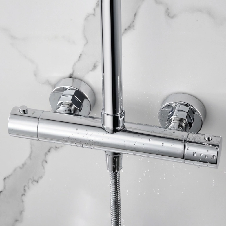 Mitigeur Douche Thermostatique Cuba Chrome