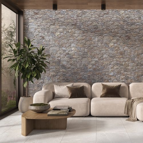 Carrelage effet parement...