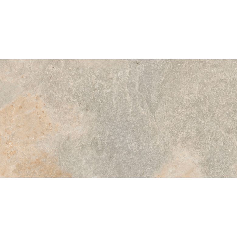Carrelage sol extérieur effet pierre de bali Krabi beige cendré R11 30x60 cm