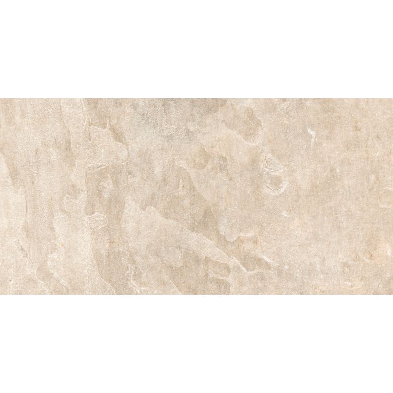 Carrelage sol extérieur effet pierre de bali Krabi beige cendré R11 30x60 cm