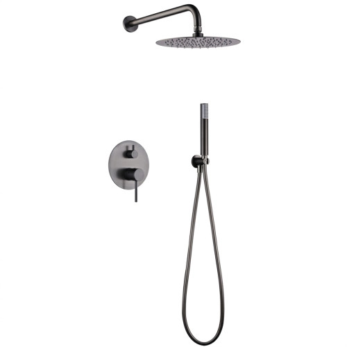 Colonne de Douche encastrée Milan Gris Anthracite
