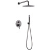 Colonne de Douche encastrée Milan Gris Anthracite