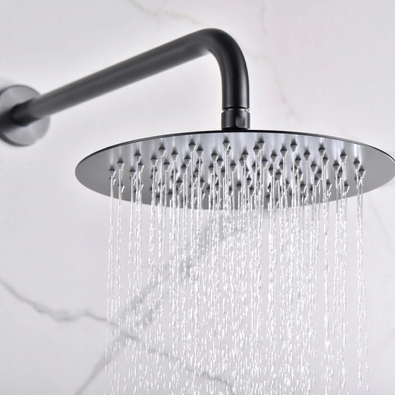 Colonne de Douche encastrée Milan Gris Anthracite