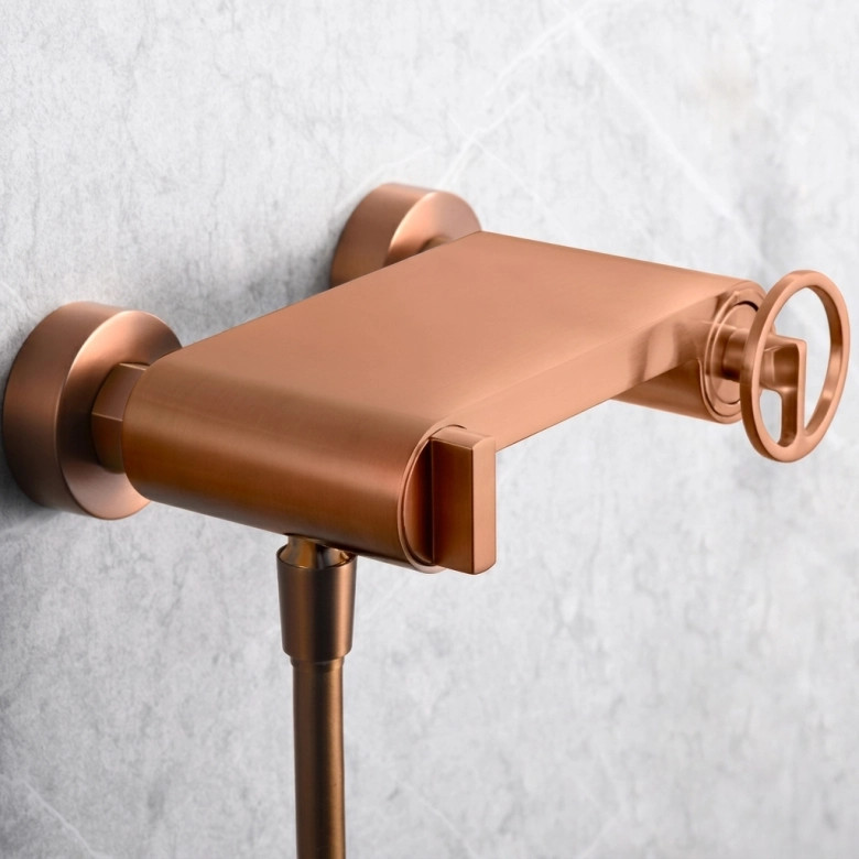 Mitigeur Douche Circle Or Rose Brossé