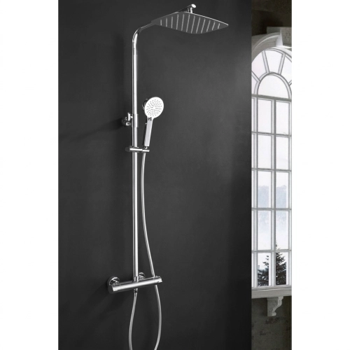 Colonne de Douche thermostatique Prague chrome