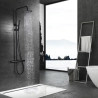 Colonne de Douche Duck Noir Mat
