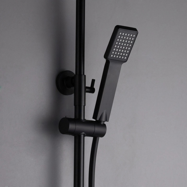 Colonne de Douche Shark Noir Mat