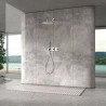 Colonne de Douche encastrée thermostatique Lhassa design chrome
