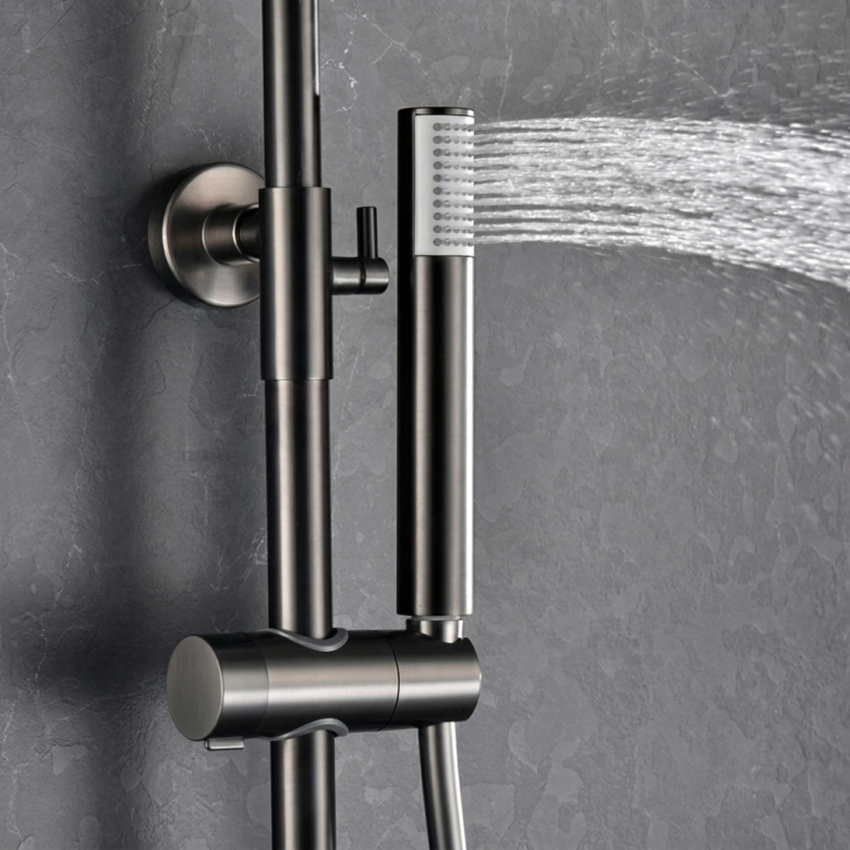 Mitigeur Douche Thermostatique Milan Gris Anthracite