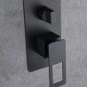 Colonne de Douche encastrée Sila design noir