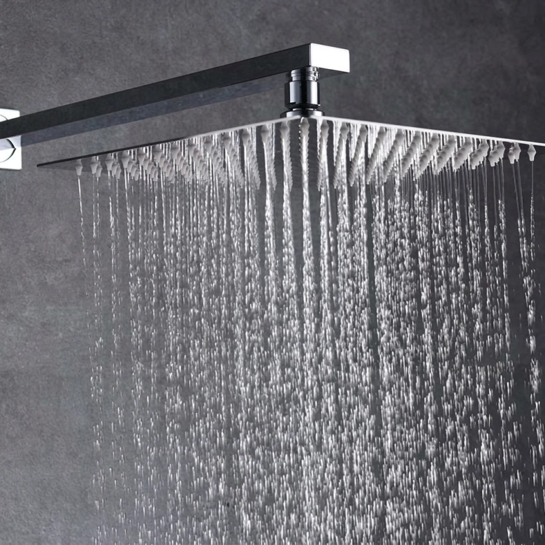 Colonne de Douche encastrée Sila design chrome