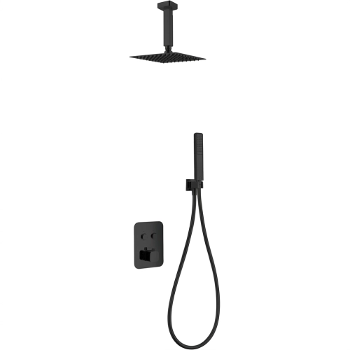 Colonne de Douche encastrée thermostatique River design noir