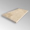 Margelles d'angle droit 90° piscine Tivertino 2.0 50x100 cm (2 pièces)