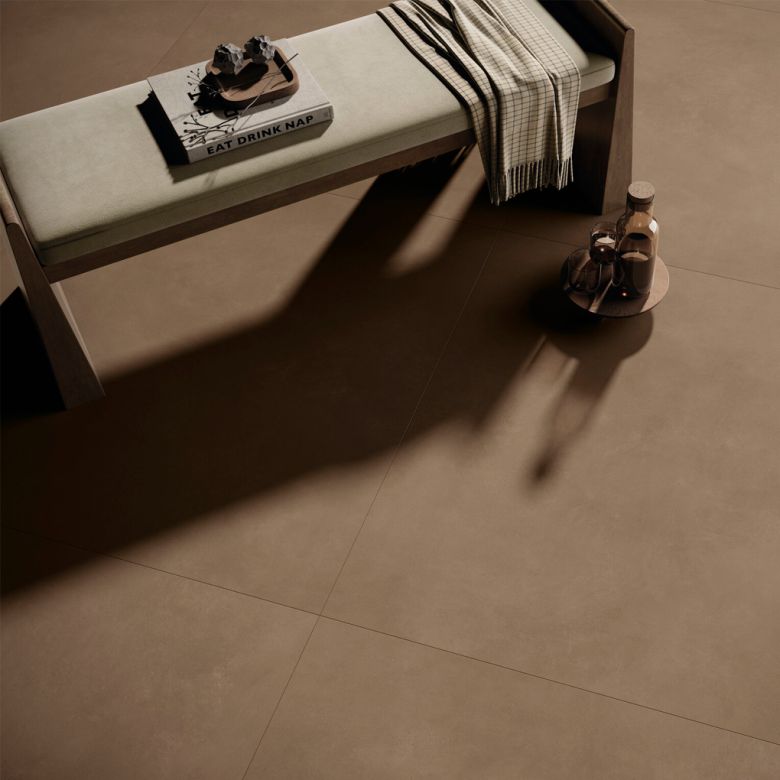 Lot de 11.5 m2 Carrelage sol effet béton Origin terra 60x60 cm