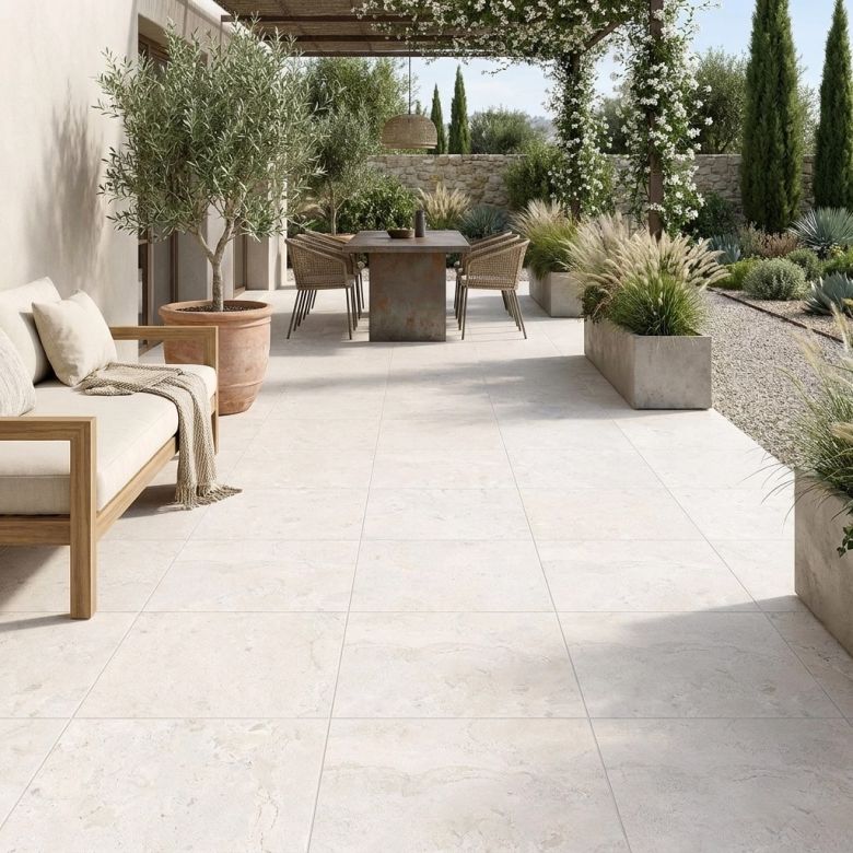 Dalle extérieurOlbia blanc grisé 2.0 R11 60x90 cm