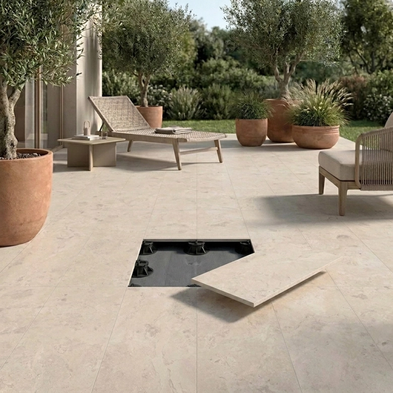 Dalle extérieur Olbia naturel 2.0 R11 60x90 cm