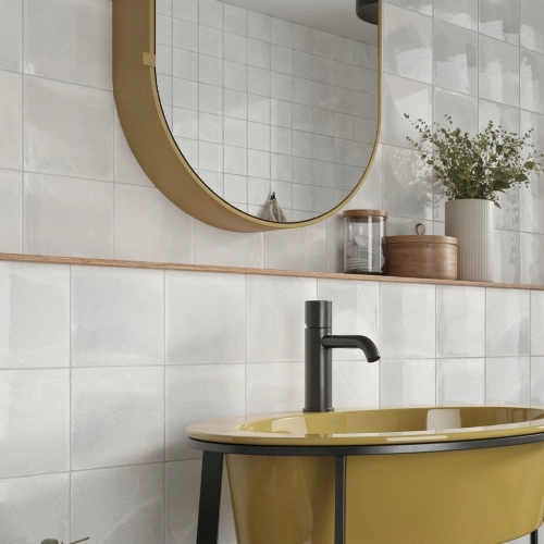 Carrelage piscine brillant...