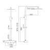 Colonne de Douche kahatola chrome
