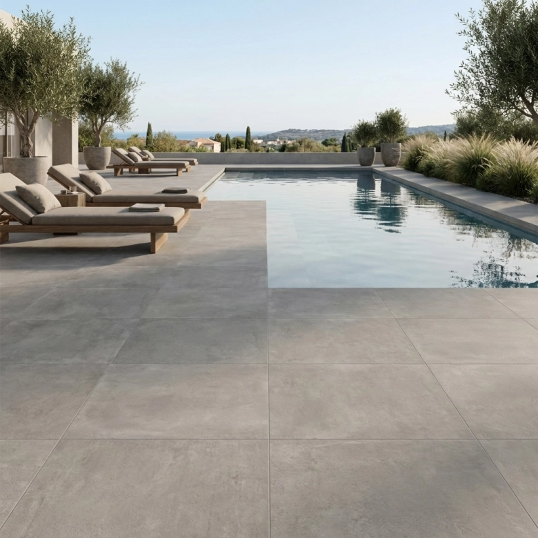 Dalle extérieur Aurel 2.0 gris R11 60x60 cm