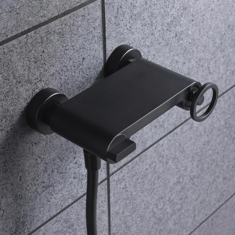 Mitigeur Douche Circle Noir Mat