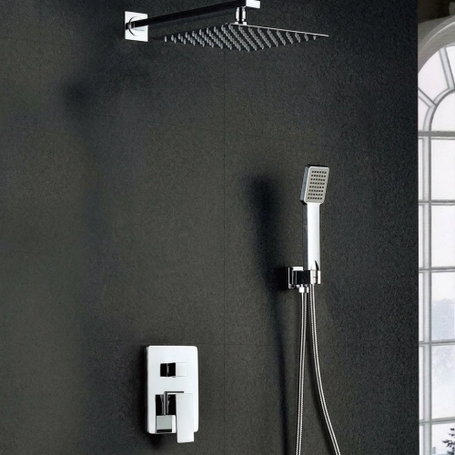 Colonne de Douche encastrée Senac design chrome