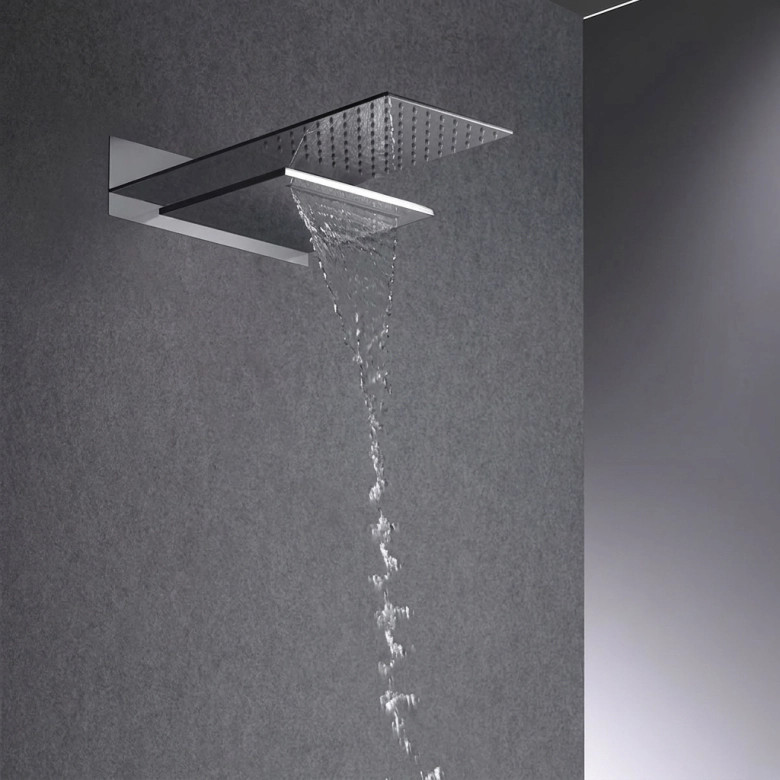 Colonne de Douche encastrée Slide design chrome