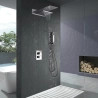 Colonne de Douche encastrée Slide design chrome