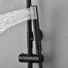 Mitigeur Douche Thermostatique Milan Noir Mat