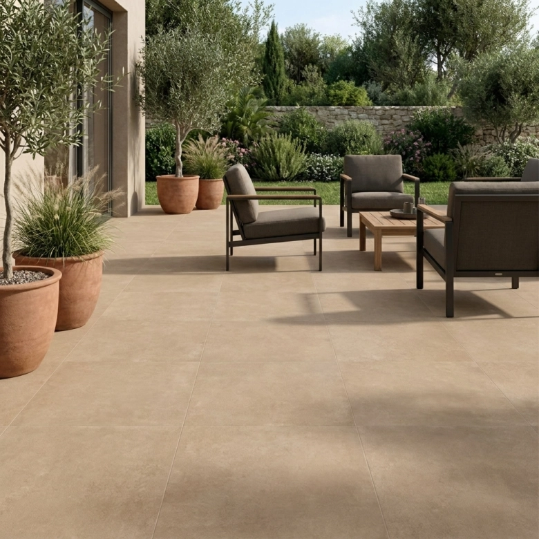 Dalle extérieur Aurel 2.0 taupe R11 60x60 cm