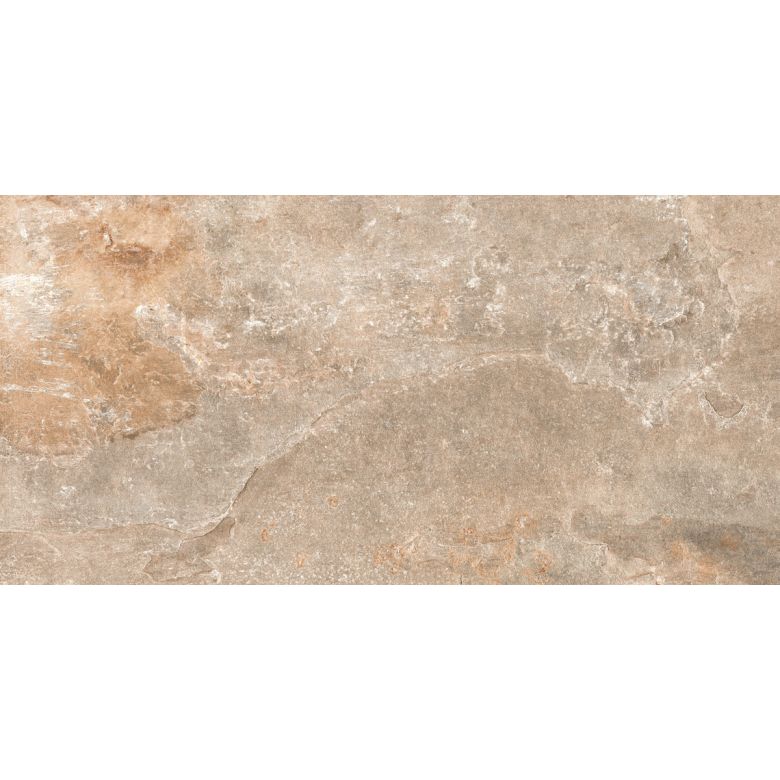 Carrelage sol extérieur effet pierre de bali Krabi beige cendré R11 30x60 cm