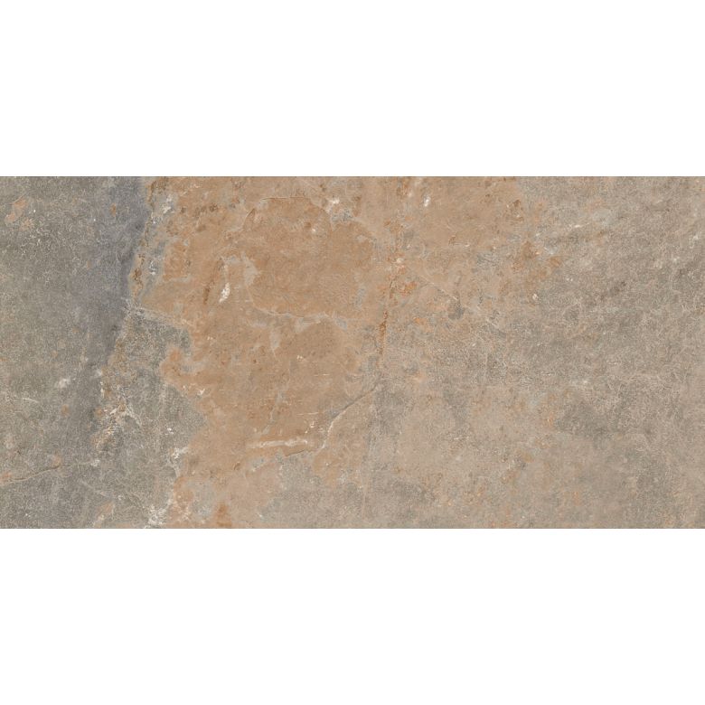 Carrelage sol extérieur effet pierre de bali Krabi beige cendré R11 30x60 cm